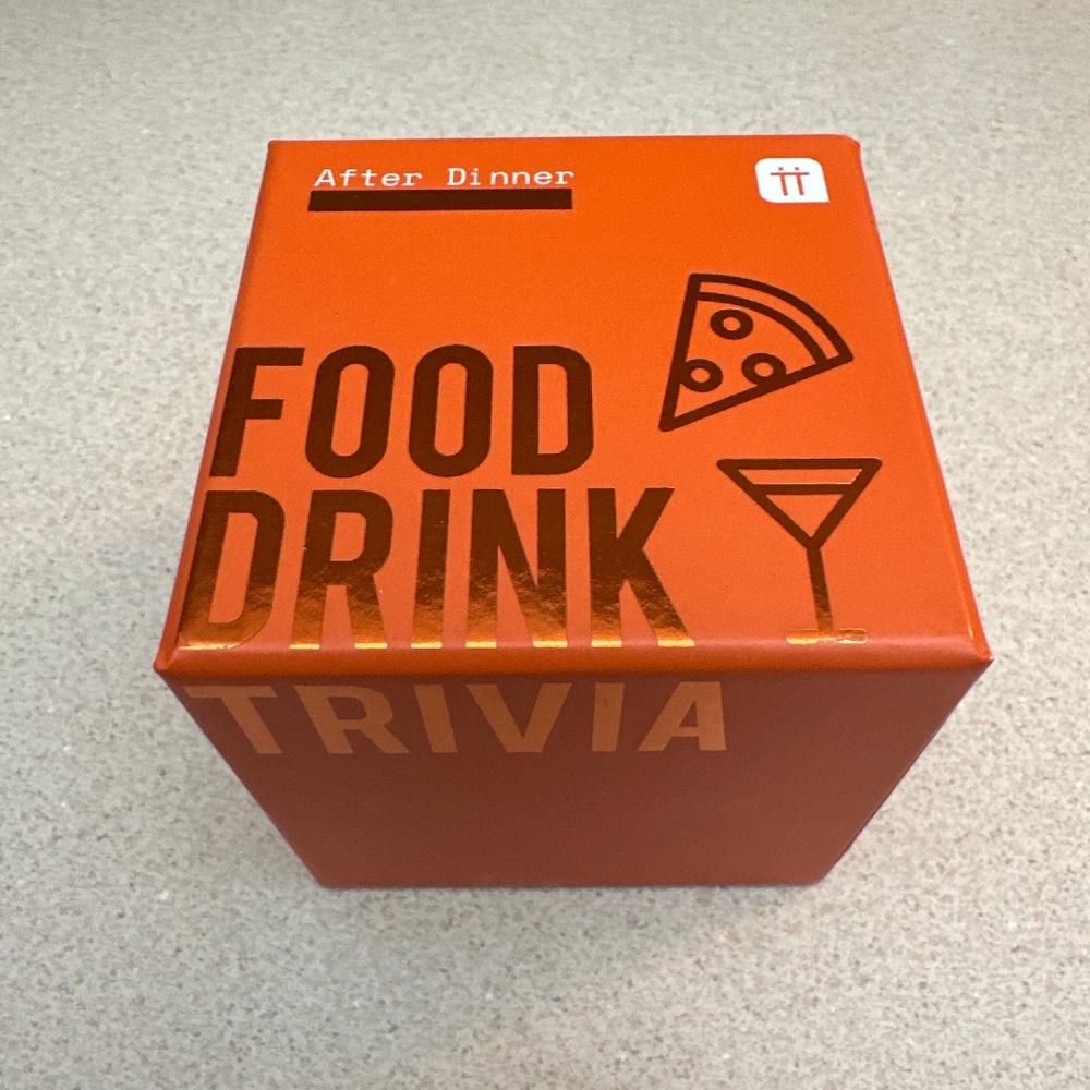 After Dinner Food Drink Trivia